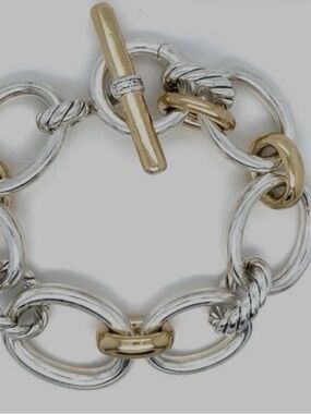 David Yurman Bold Mercer two tone Bracelet